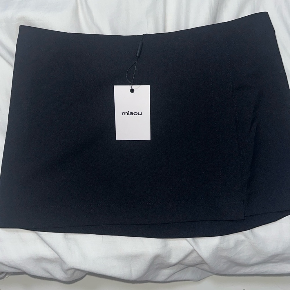 COPY - Miaou Micro Mini Skirt in black